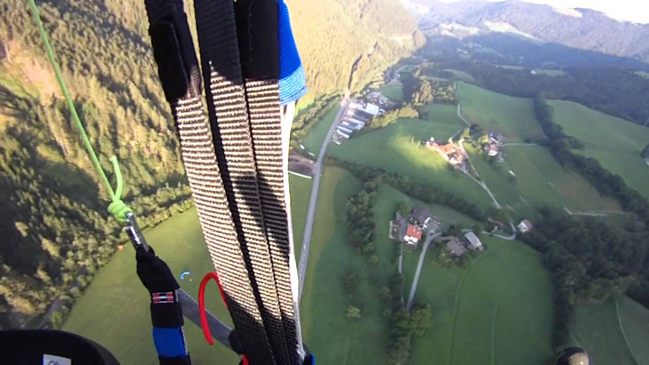 Höhenflugschulung Lüsen - Ohren anlegen und Beschleuniger
