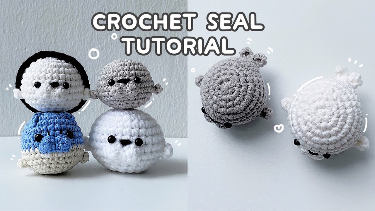 Crochet Seal Tutorial (No-Sew Hands and Tail) | Beginner Crochet
