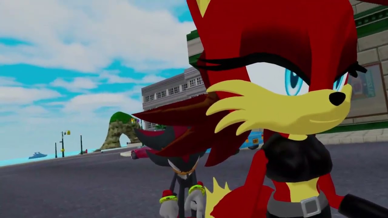 Шельма встречает Шэдоу из фильмов и Соника из фильмов в VRChat