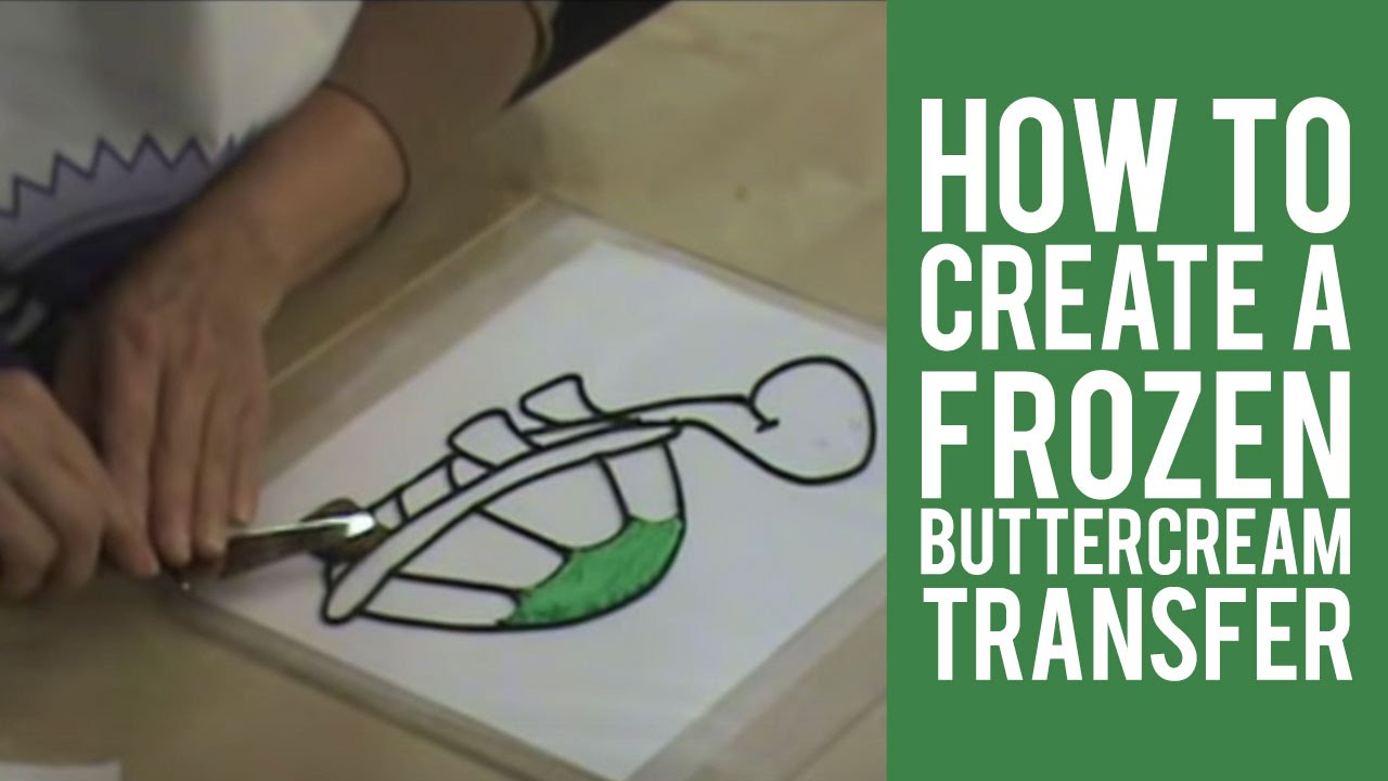 How to Create a Frozen Buttercream Transfer