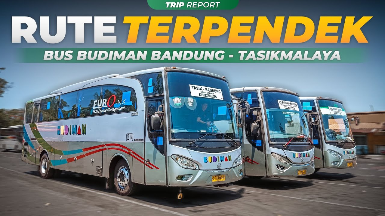 RUTE TERPENDEK BUDIMAN DIVISI BIGBUS! 😆🔥 | Trip Budiman 3E 104 (Bandung - Tasikmalaya)