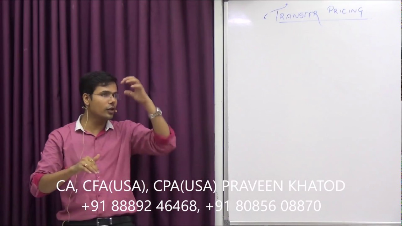 Divisional Transfer Pricing Introduction by CA, CFA(USA), CPA(USA) Praveen Khatod