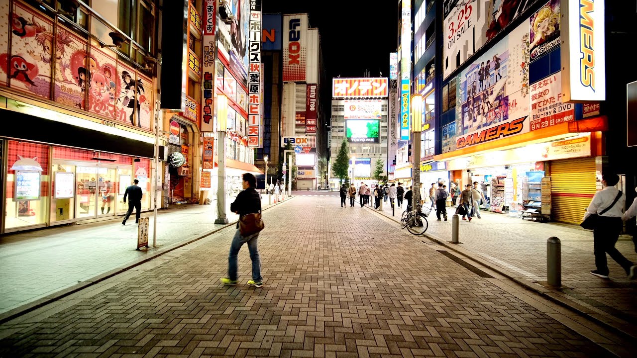 【4K】Night Walk on Akihabara(秋葉原) at Tokyo【Fujifilm X-T4】