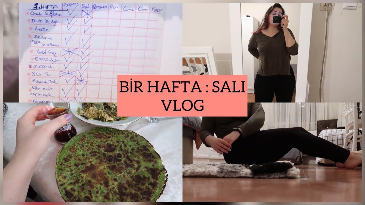 BİR GÜNDE NELER YİYORUM + SPOR | Leslie , HAFTALIK ; SALI #kilovermeyedevam VLOG