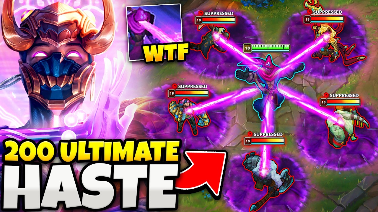 This is what happens when Malzahar stacks Ability Haste... (SUPPRESS THEM FOREVER)