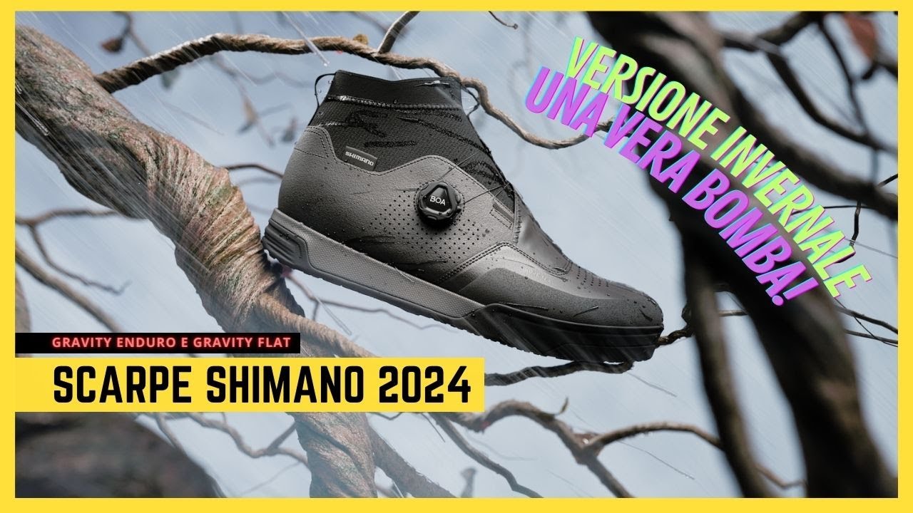 NUOVE SCARPE SHIMANO MTB GRAVITY 2024: STILE E PERFORMANCE