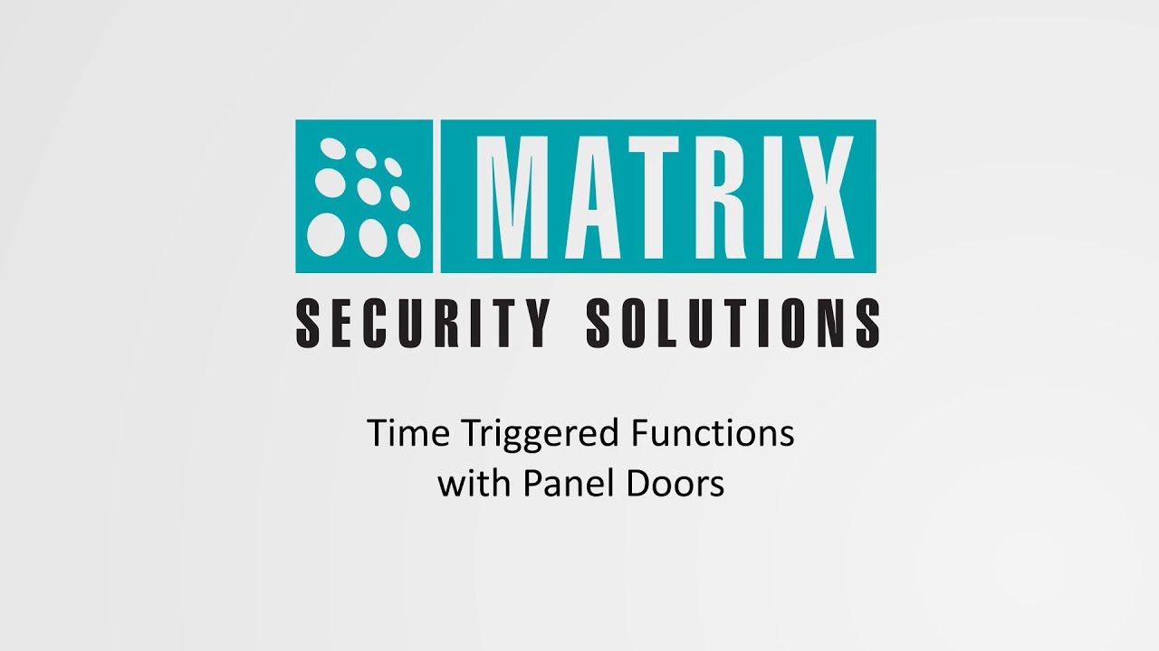 Time Triggered Functions with Panel Door