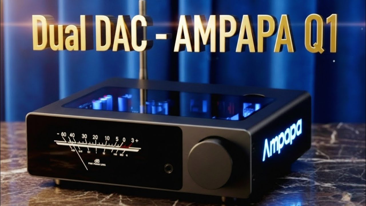 Ampapa Q1 mit Dual-DAC: ESS & AKM umschaltbar – zwei Klangwelten per Knopfdruck