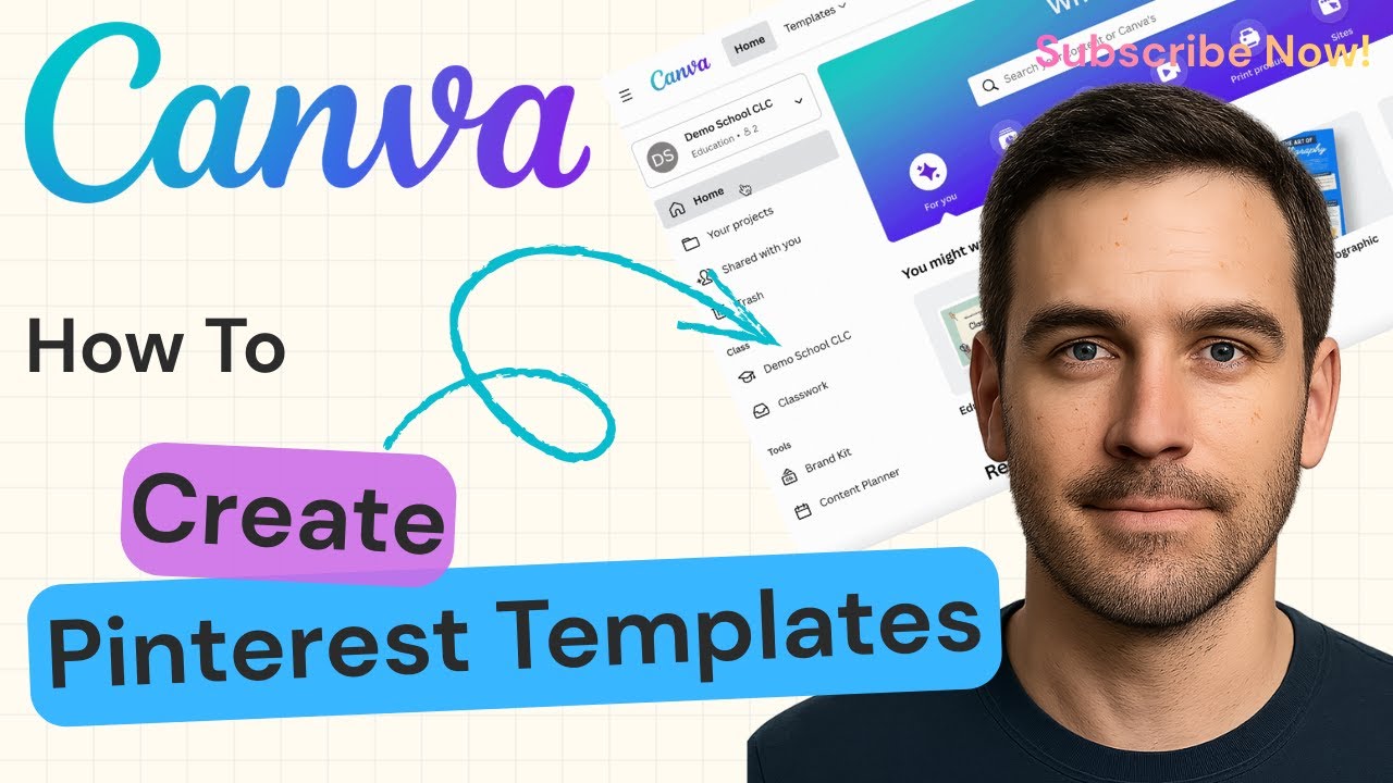 How to Create a Pinterest Template on Canva | Canva Tutorial 2026