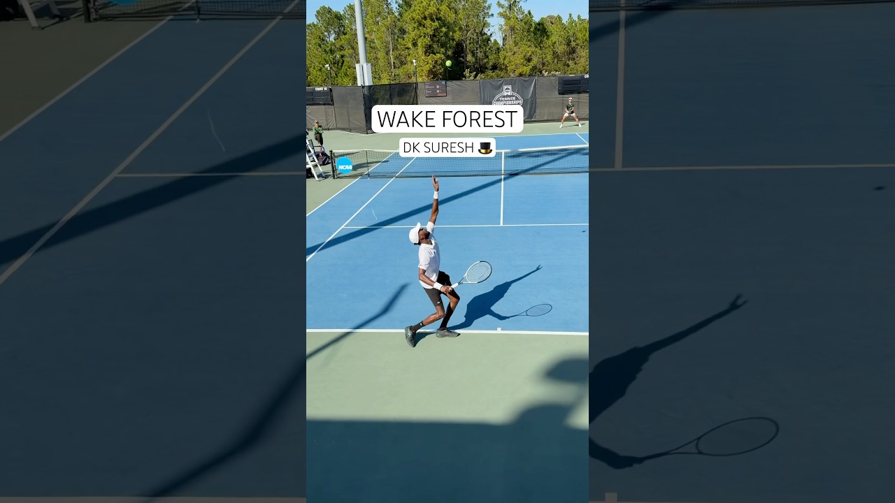 DK Suresh — 2x singles All-American. One of the most dangerous players in this NCAA draw.