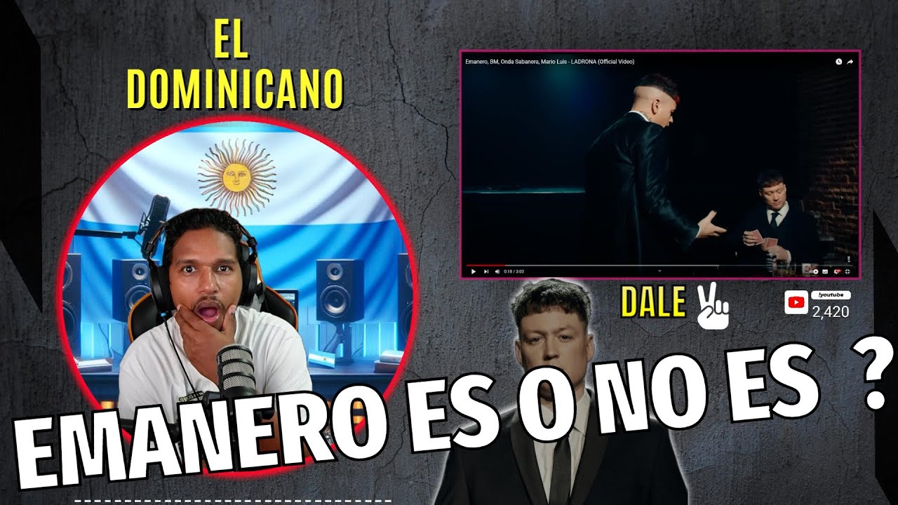 DOMINICANO Reacciona a Emanero, BM, Onda Sabanera, Mario Luis - LADRONA (Official Video)