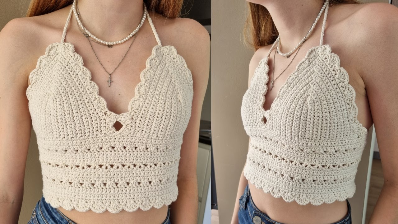 Crochet Tutorial: AGNETA FESTIVAL TOP