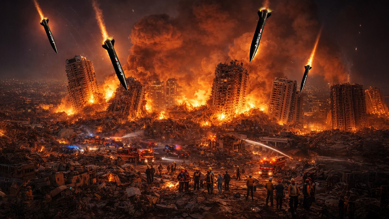 SIANG-MALAM ISRAEL DIBUAT SEPERTI NERAKA! Gelombang Serangan Balasan Iran Buat Zionis Menderita