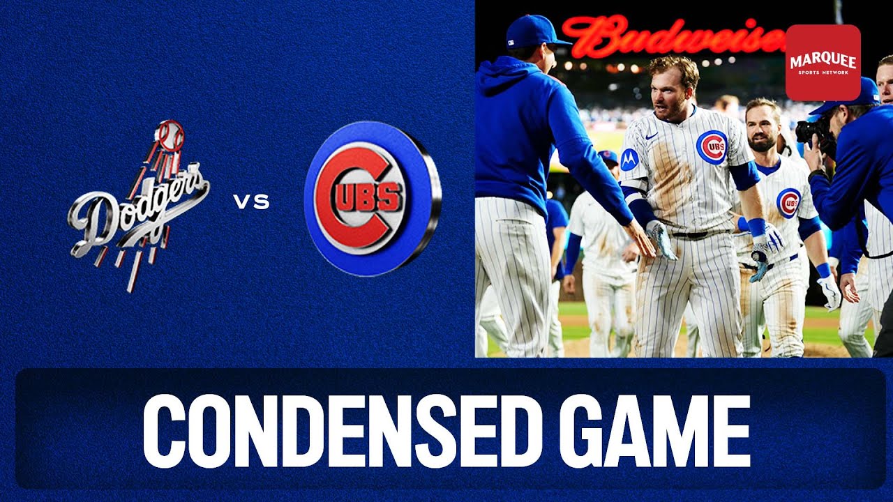 Condensed MLB game highlights: Cubs stun Dodgers 11-10 in extra-inning thriller at Wrigley Field
