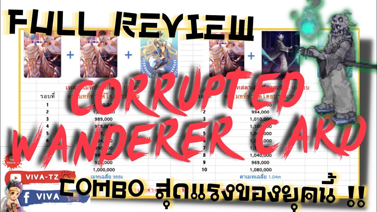 Full Review: Corrupted Wanderer Card Combo - The Strongest Combo of This Era | Ragnarok Gravity