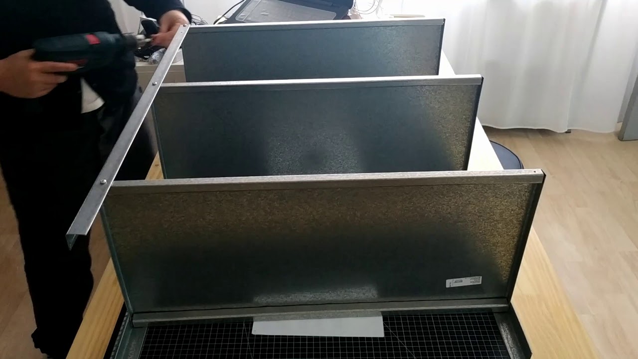 이케아 휠리스 3단 조립 Assembling HYLLIS IKEA