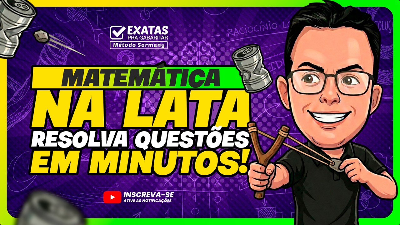 MATEMÁTICA NA LATA: Resolva Qualquer Questão em Minutos!