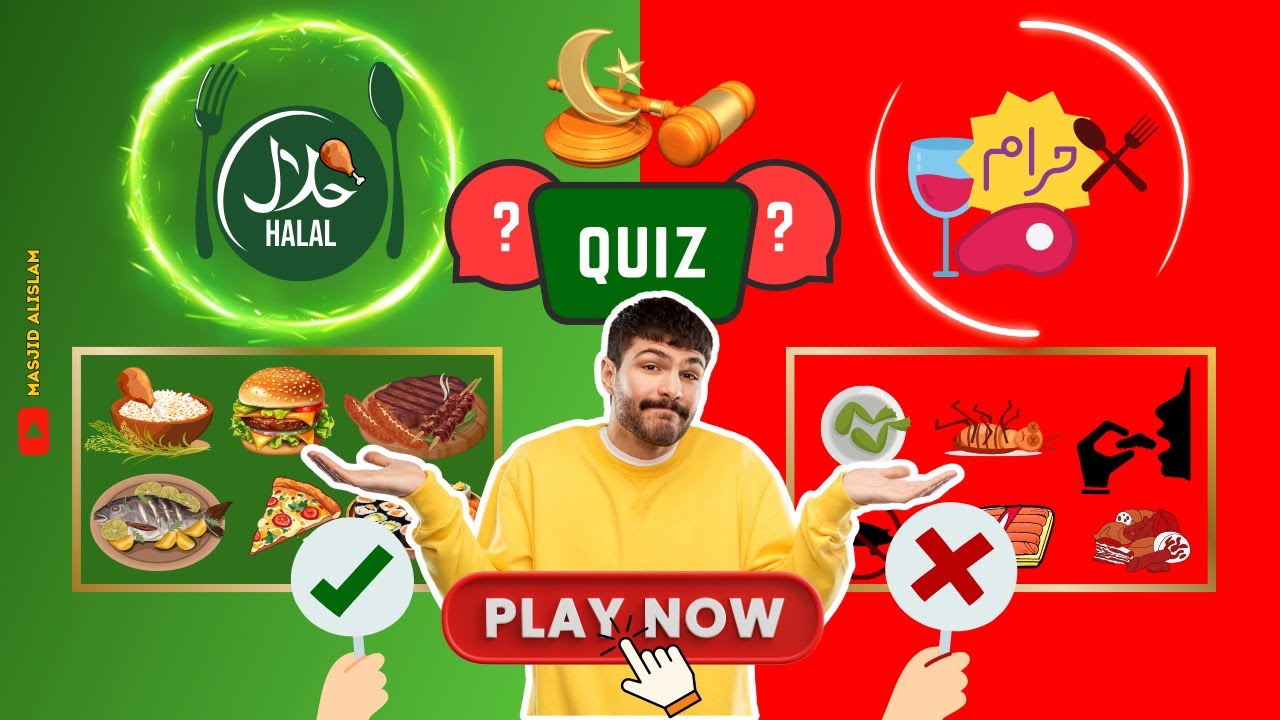 Halal🍗or Haram🍖 Food Quiz🍽️