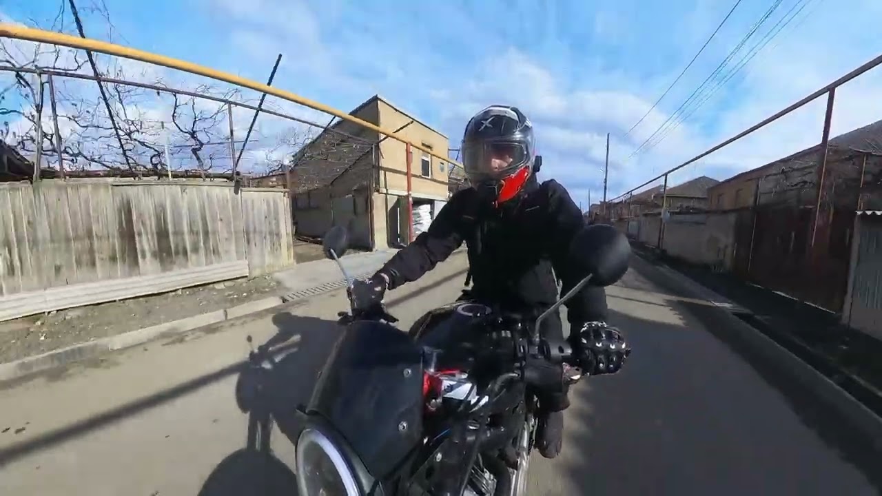 kawasaki z650 and suzuki sv650 ride georgia/gori