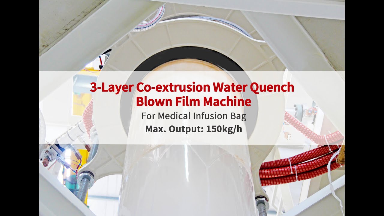 Classic X™ 3-Layer Co-extrusion Water Quench Blown Film Machine（MX3B-900Q-C）