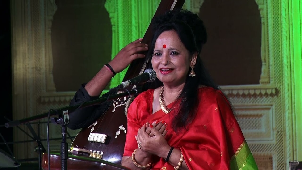 Madhya Laya and drut Khyal in Raag Kedar by Sunanda Sharma at Virasat October 2022, Dehradun