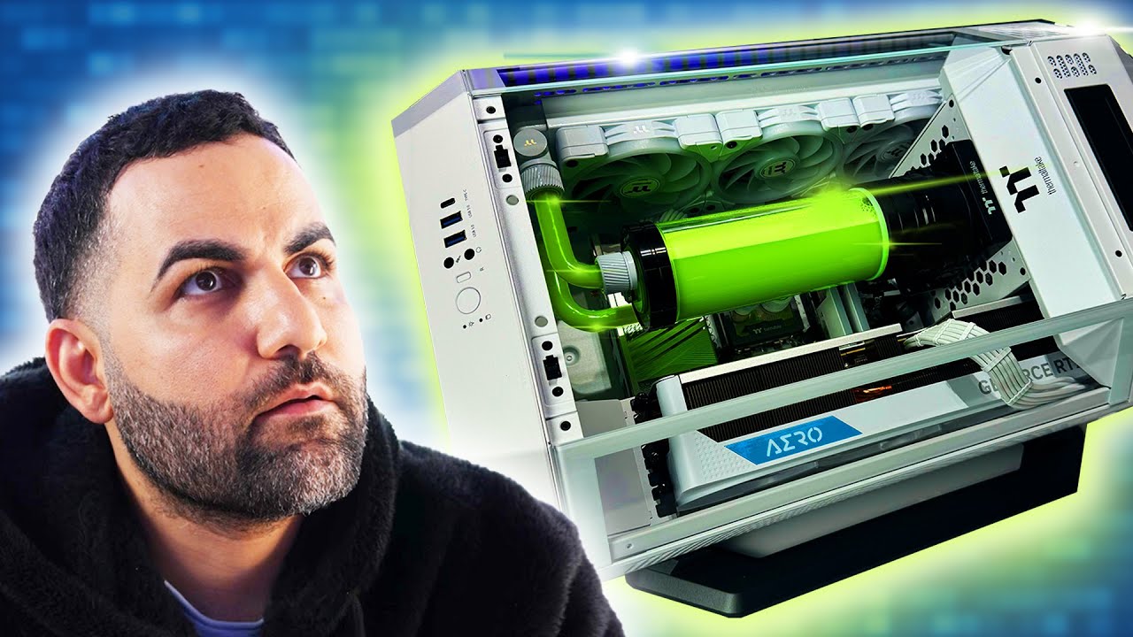 ЭПИЧЕСКАЯ сборка ПК с водяным охлаждением — Thermaltake Tower 300 (i9-14900KS + RTX 4080 SUPER)