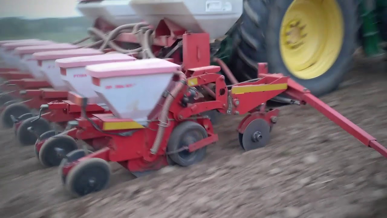 Siew kukurydzy 2019 |John Deer 6630 |kverneland accord optima |