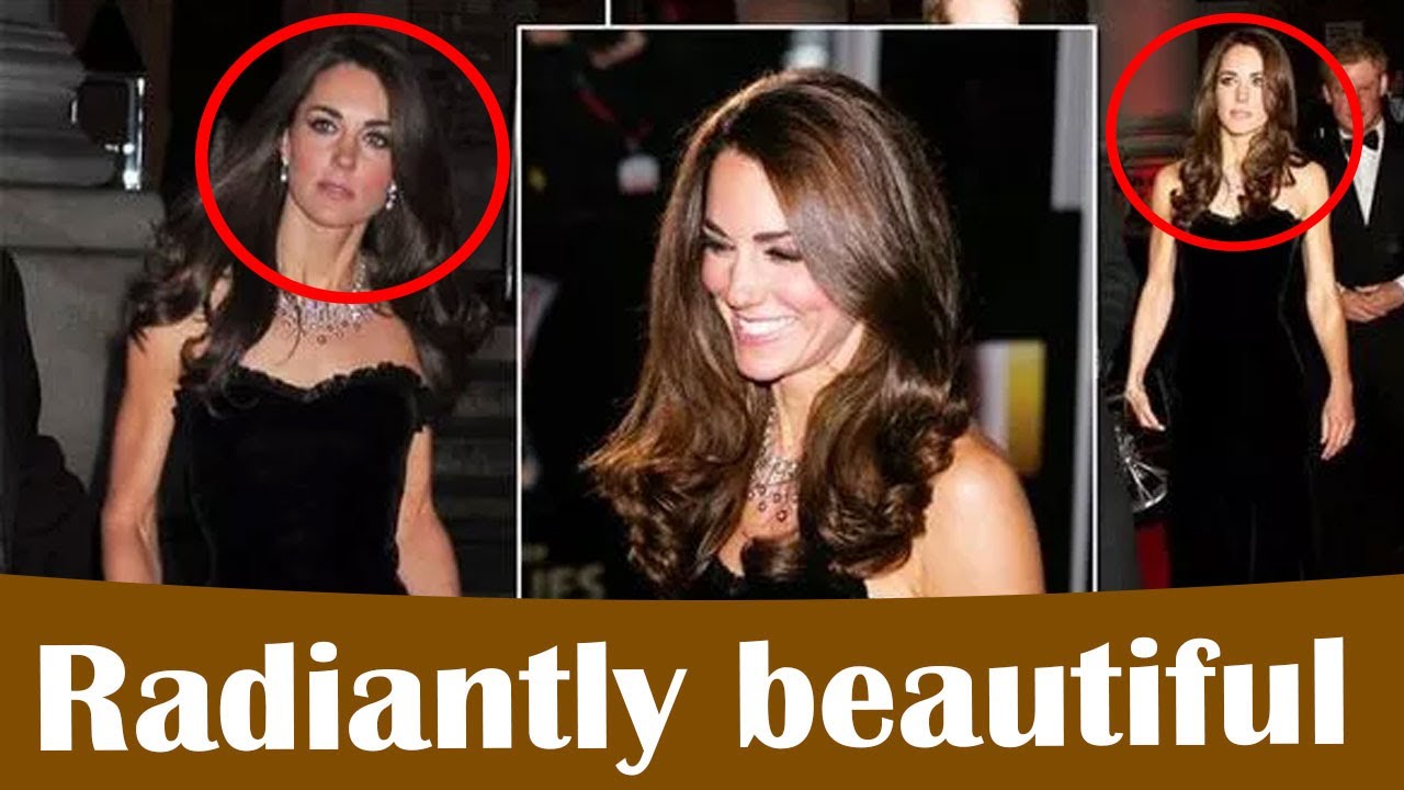 WOW!!! KATE MIDDLETON DAZZLED IN A SULTRY BLACK GOWN AS SHE 'GUSHING OVER' A STUNNING STYLE MOMENT