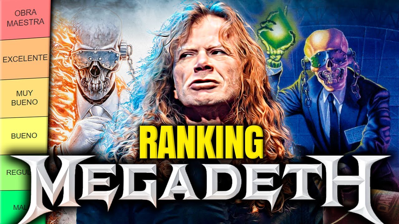 ¡RANKING de TODA LA DISCOGRAFÍA DE MEGADETH! | ¿CUÁL es SU MEJOR y SU PEOR ÁLBUM? - Tierlist 2026