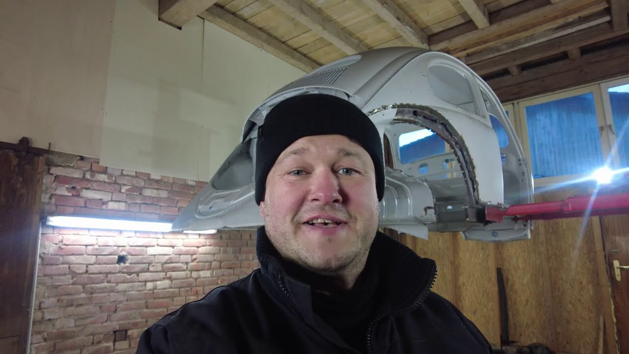 [VW Käfer] Restauration - Napoleonhut einschweißen - Bodengruppe schweißen