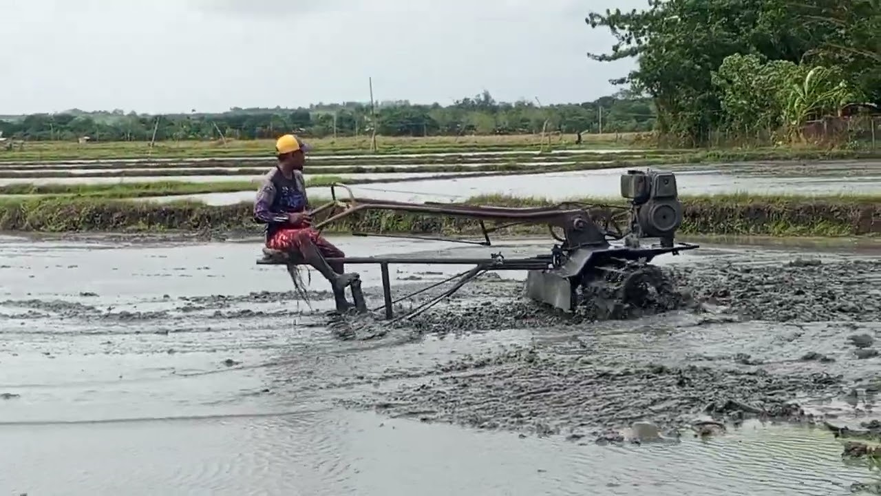 HAND TRACTOR | TRACTOR | PLOWING AND HARROWING TRACTOR #viral #trending #machine 