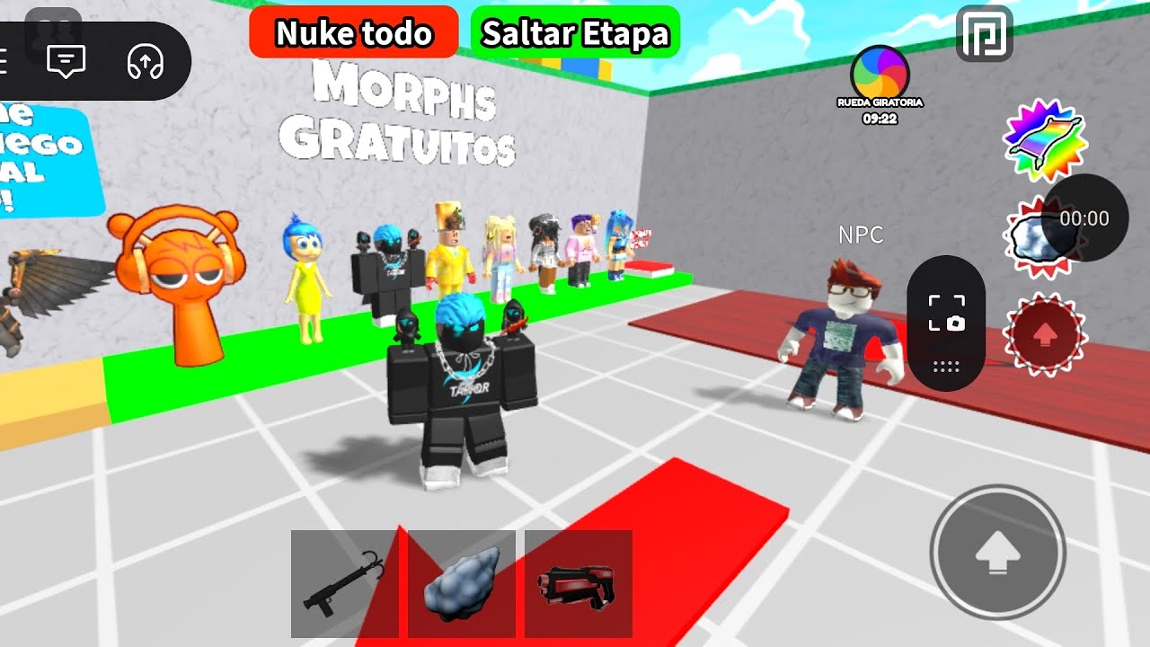 Pasando Obby pero no puedes saltar 
