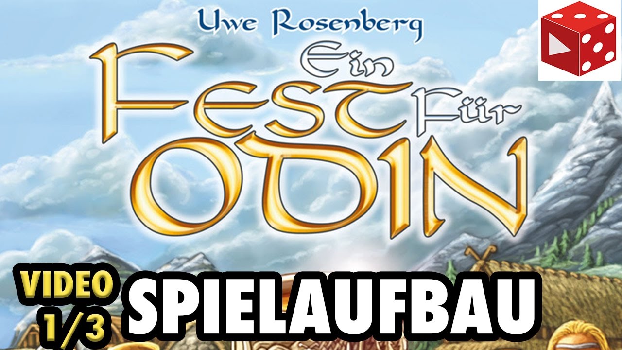 Ein  Fest für Odin - Teil 1/3: Spielaufbau / Setup - Uwe Rosenberg (Feuerland 2016)