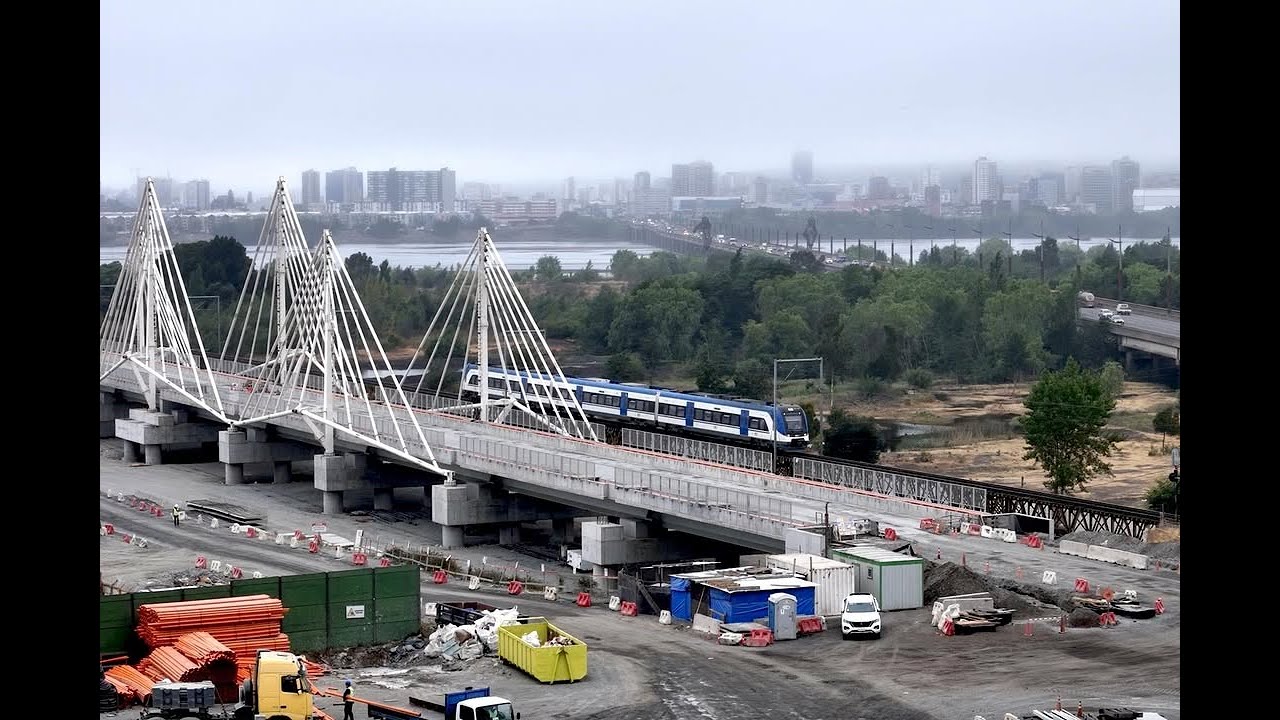 Este próximo lunes entrará en funcionamiento el nuevo puente ferroviario sobre el Biobío