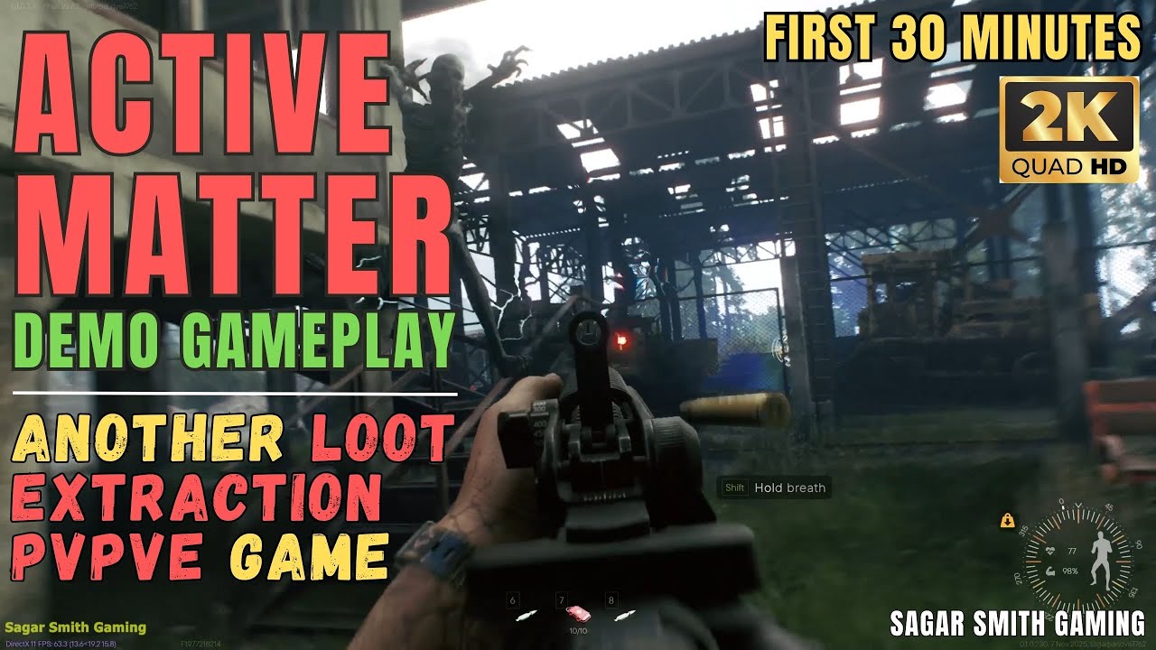 Another Arc Raiders type Loot & Extract PvPvE Game is Loading | Active Matter Demo First 30 Minutes