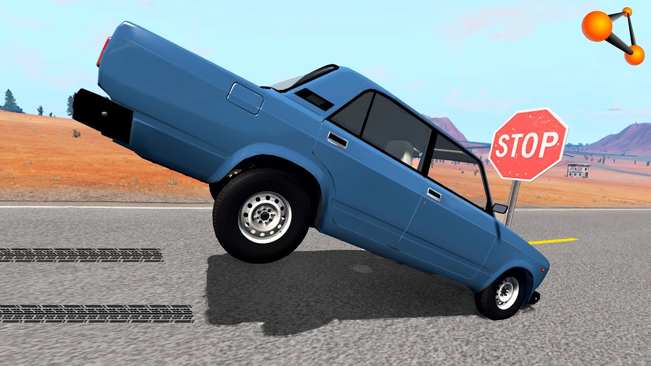 ЗНАК СМЕРТИ! ОШИБКА ПЬЯНЫХ ДОРОЖНЫХ РАБОЧИХ | BeamNG.drive
