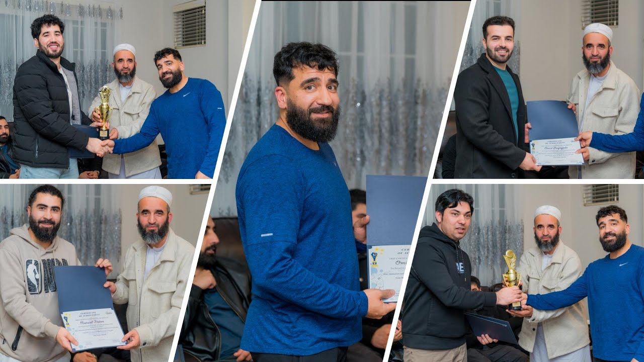 Party Night with the Volleyball Team | Certificate Appreciation by Haji Saheb Omid