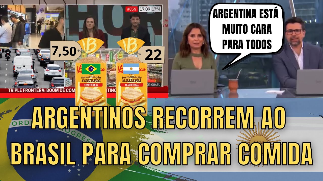Tv Argentina: Não Acredito Que Temos Que Ir Ao Brasil Fazer Compras…