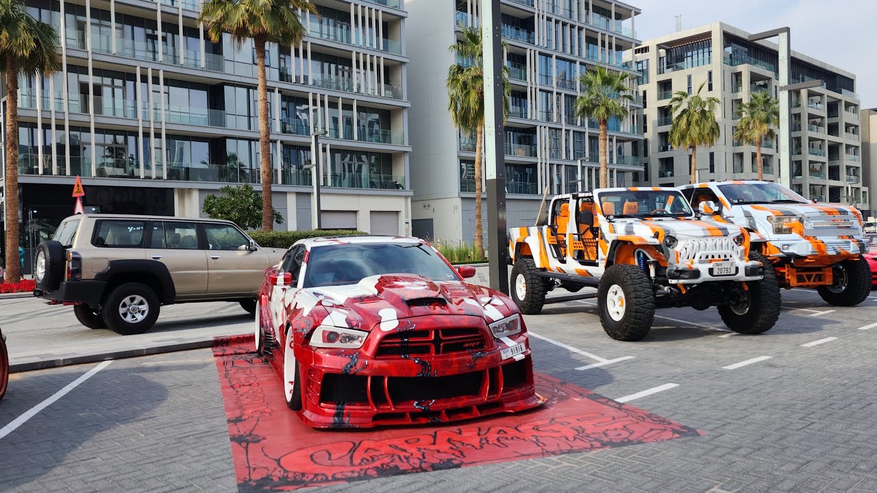 Dubai Motor Show in City Walk ( Classic Cars ) 2025 