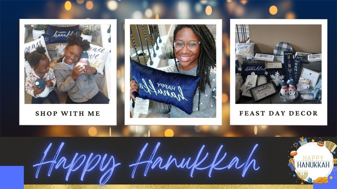 Vlognukkah  ❄️⛄| Shop With Me | Feast of Dedication Decor + Hanukkah Shopping | Michaels  Haul