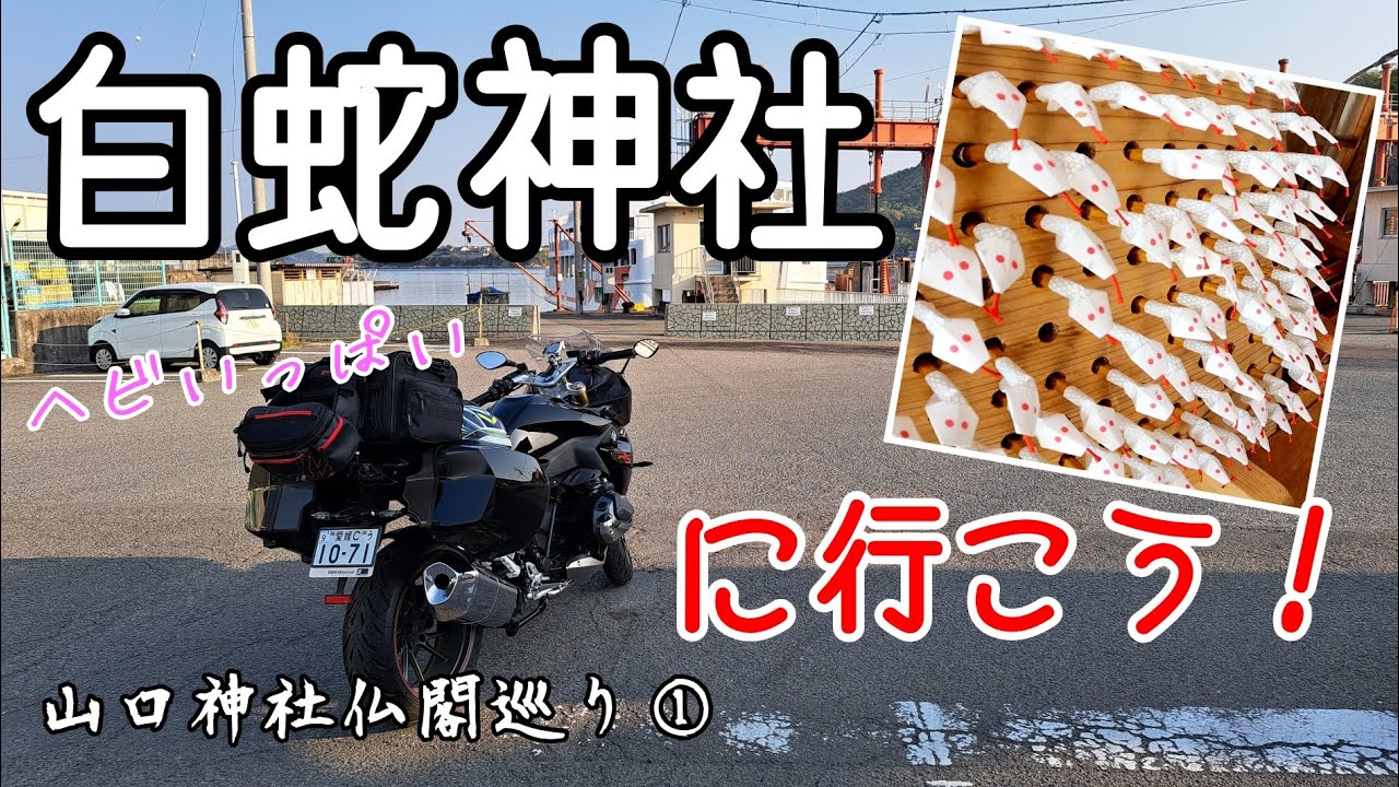 【山口】出発！まずは白蛇神社だ！【神社仏閣巡り】