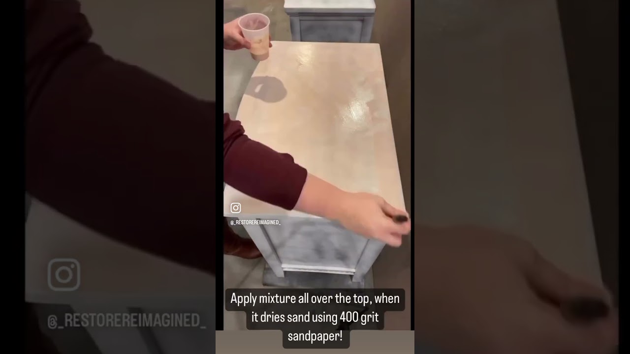 How To Fill In Unwanted Wood Grain. #howto #tips #diy #furniture #woodgrain