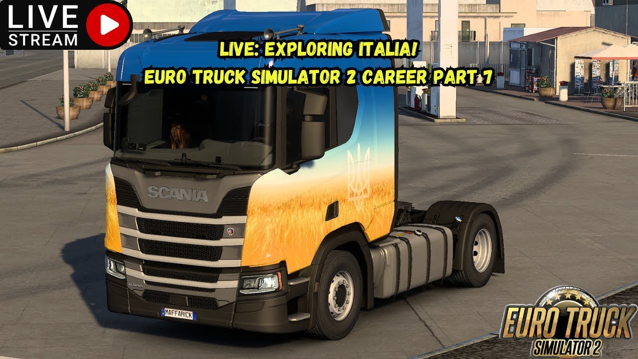 LIVE: Exploring Italia! | Euro Truck Simulator 2 Career Part 7