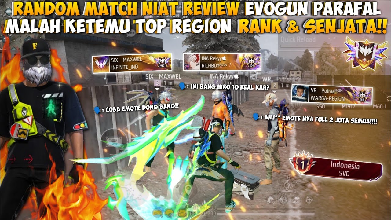 RANDOM MATCH DI RANK GRANDMASTER!! MALAH KETEMU TOP REGION RANK DAN SENJATA!!