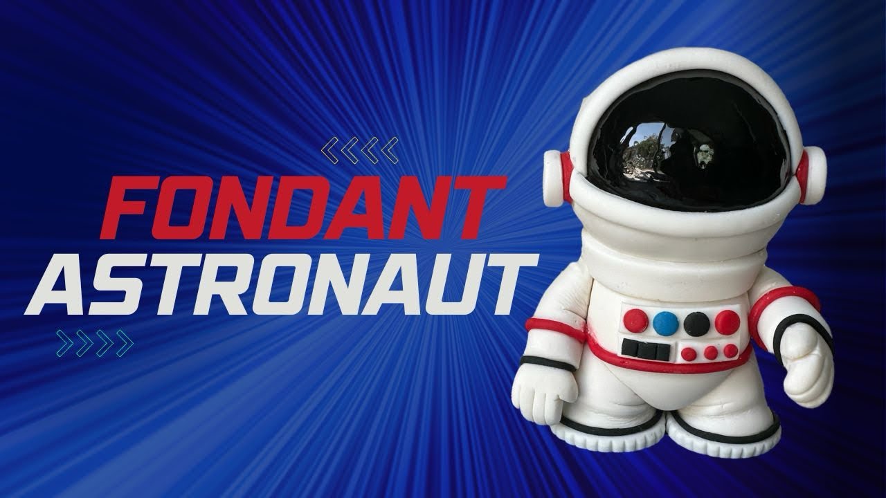 How to make a fondant Astronaut | Astronaut cake topper