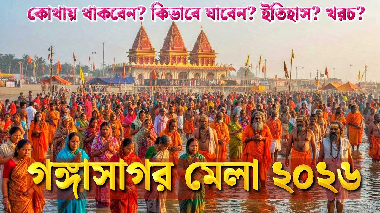 Gangasagar Mela 2026 | গঙ্গাসাগর মেলা ২০২৬ | Gangasagar Tour Guide | Gangasagar Yatra 2026 