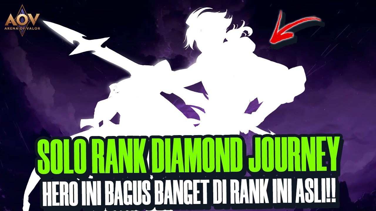SOLO RANK DIAMOND JOURNEY - HERO INI TERNYATA BAGUS BANGET DI DIAMOND!! QI AJA KALAH JAUH