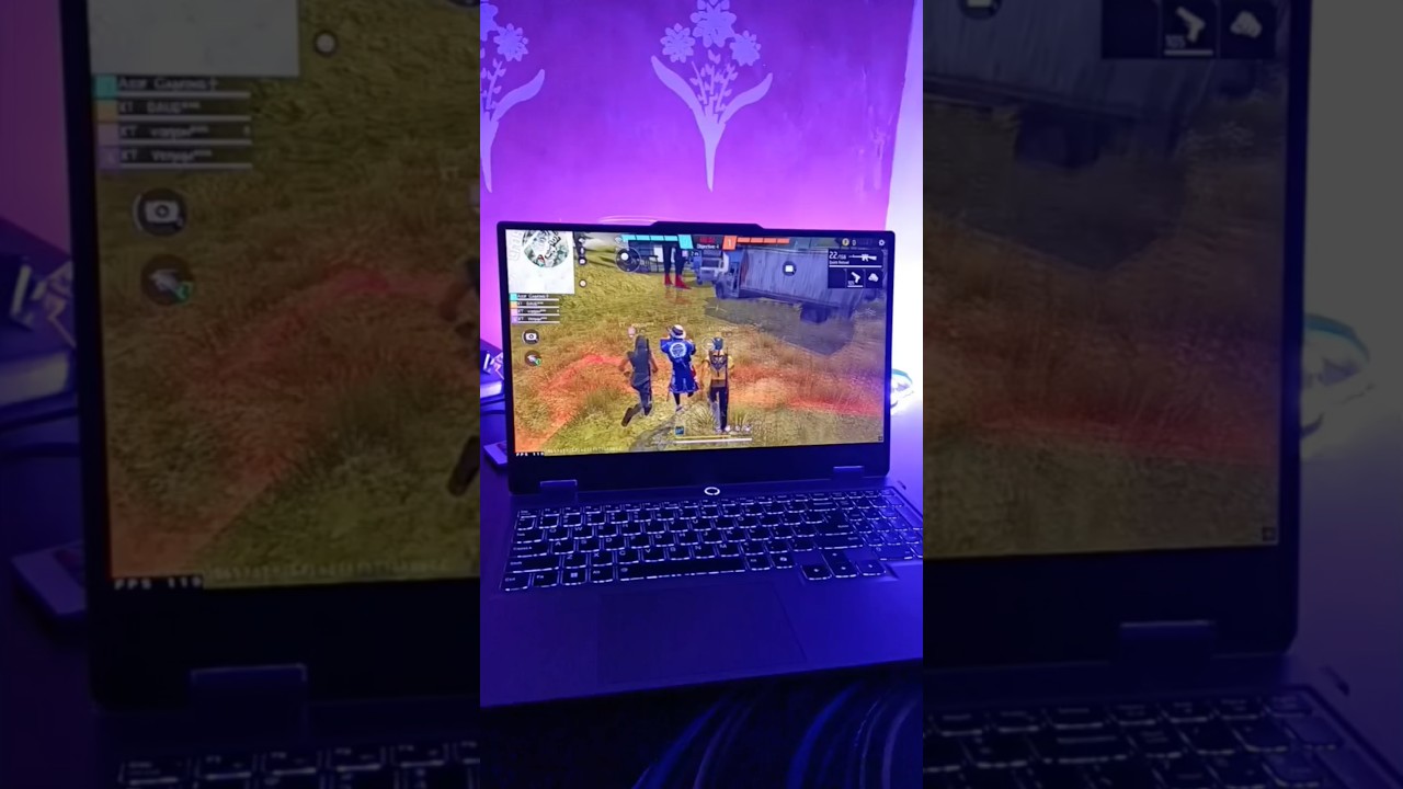 Lenovo loq i5 12450hx Rtx 3050 free fire gameplay #freefire #handcam #loq #lenovogameplay #lenovoloq