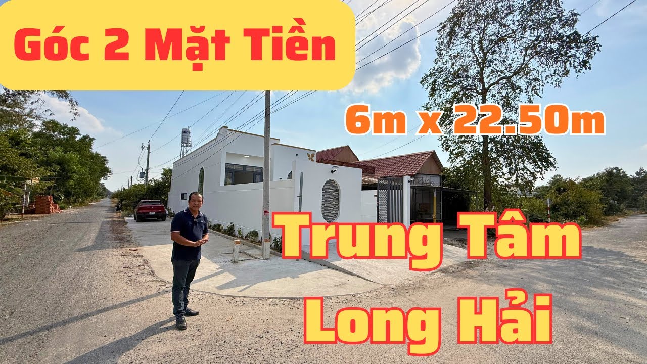 Nhà Góc 2 Mặt Tiền Đường Nhựa Kế Khu Trung Tâm Thương Mại Long Hải | Mua Bán Nhà Đất Tây Ninh 1526N