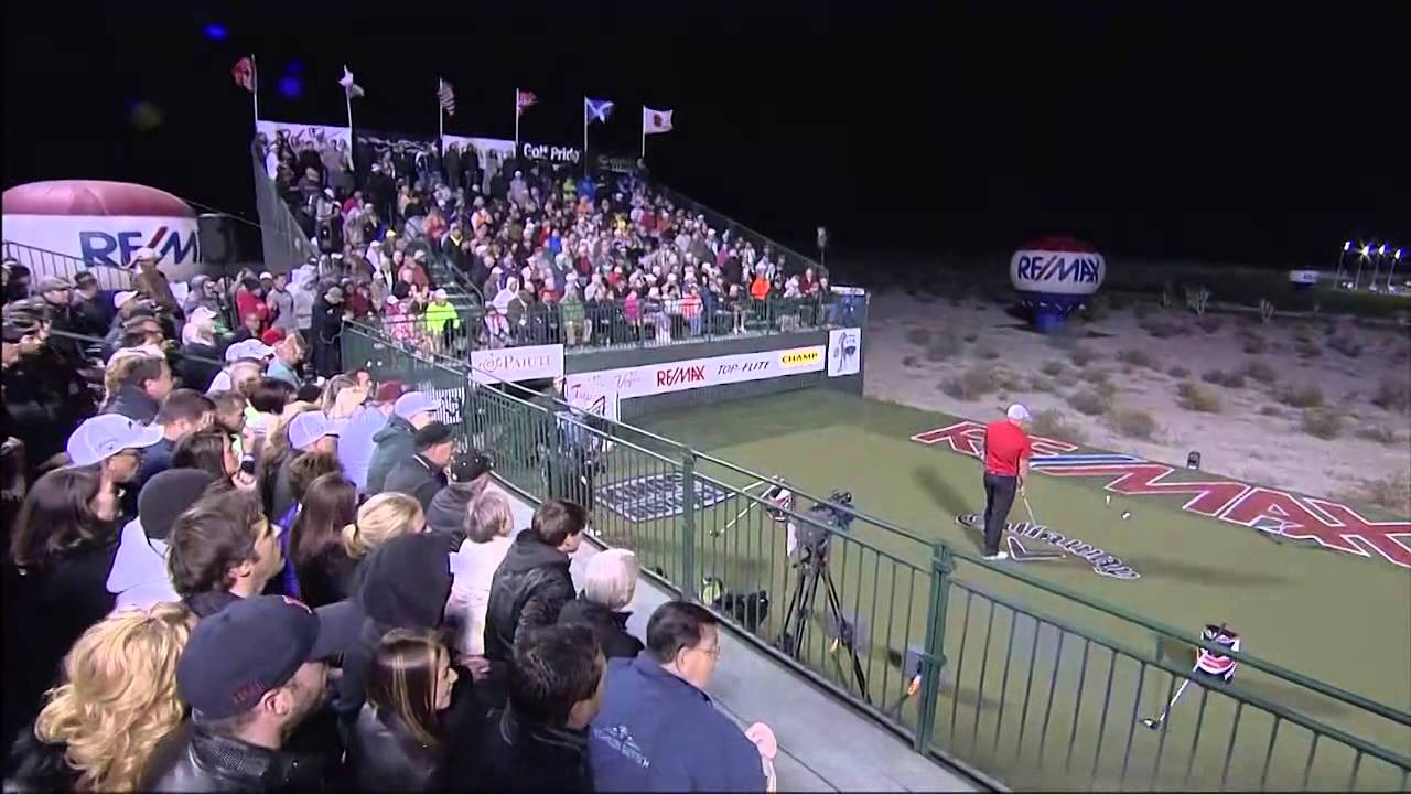 2014 World Long Drive Championship - Jamie Sadlowski vs The Total Package - QUARTERFINALS Paiute